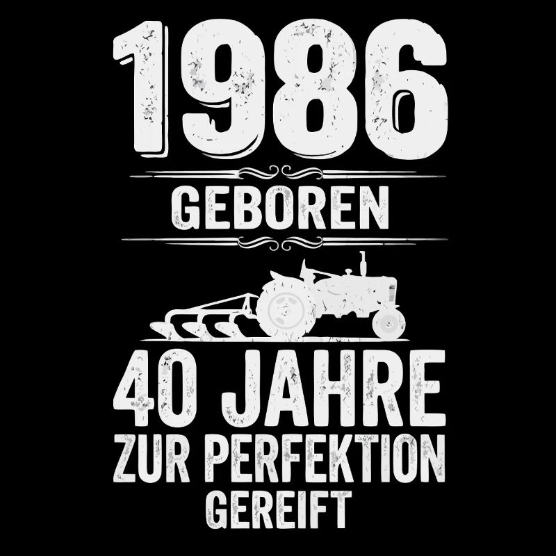 40. Geburtstag Traktor