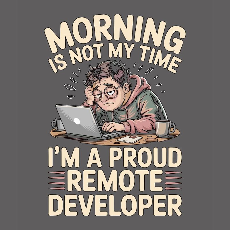 Remote Developer Morning Is Not My Web Developer