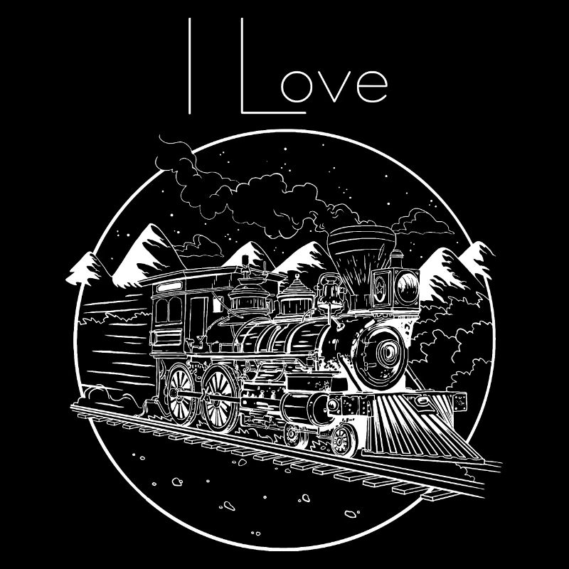 Train à vapeur dans la magie de l’hiver