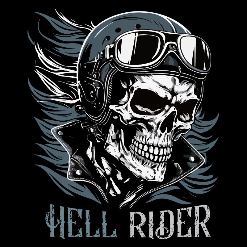 Skull Rider with Goggles