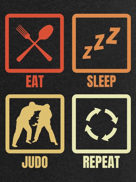 Manger Dormir Judo Répéter