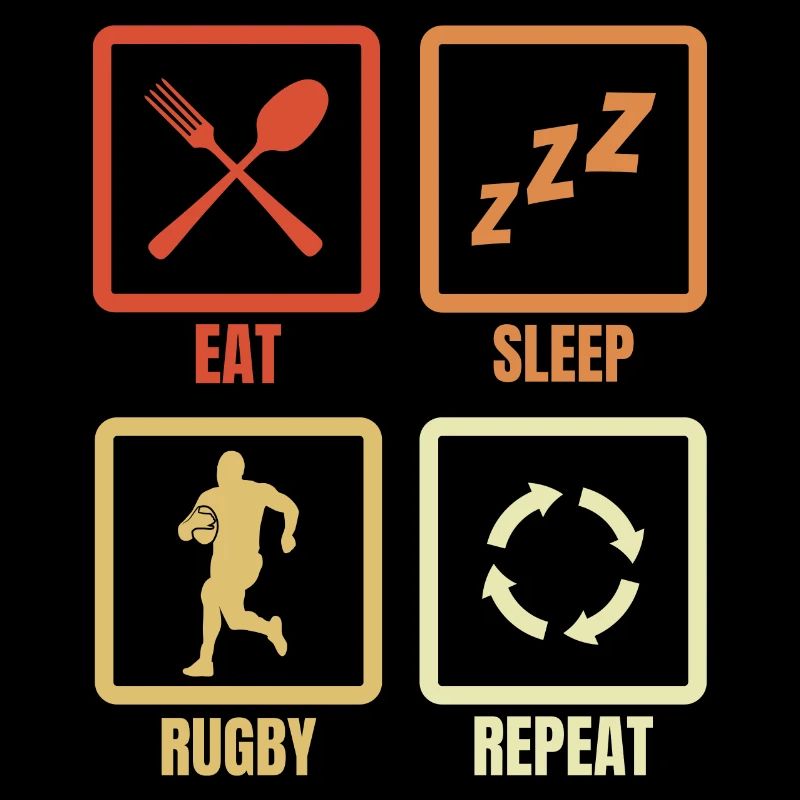 Eat Sleep Rugby Repeat