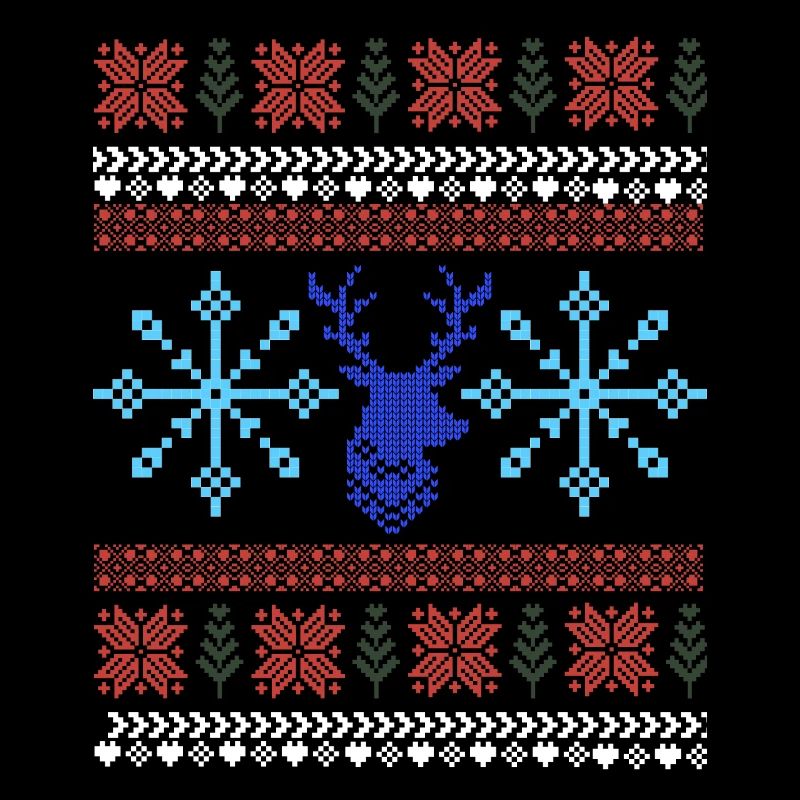 Pixel Weihnachtsmuster