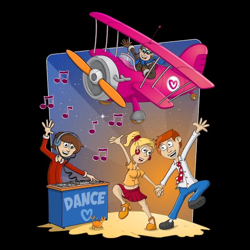 Dance, dance, dance, cheerful image