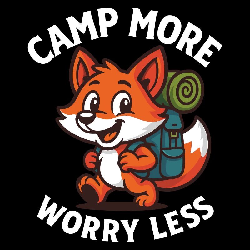 Camp More Worry Less Fuchs Design