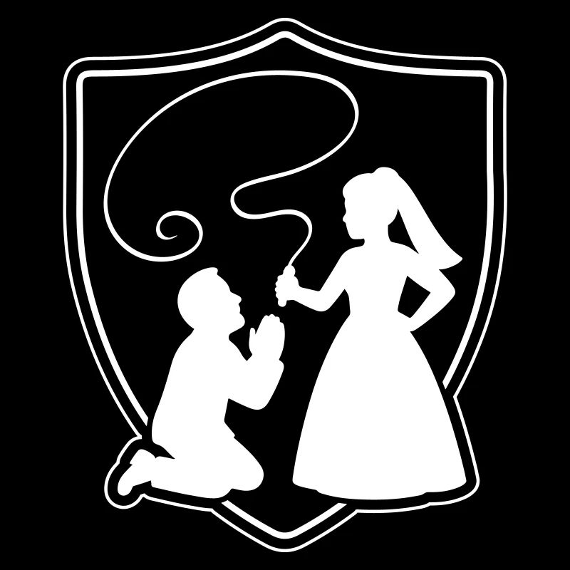 Hochzeit Brautpaar Ehepaar Silhouette