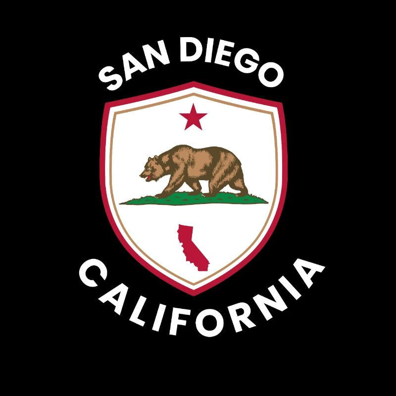 Drapeau de l’Ours de San Diego