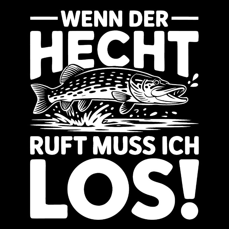 Angler Spruch Hecht