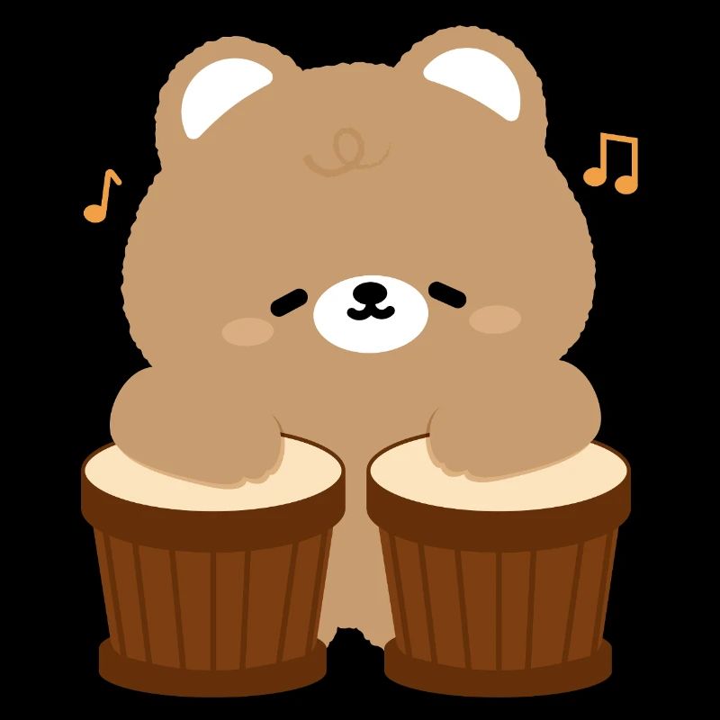 Bear Beats on Drums