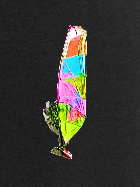 Bunter Windsurfer