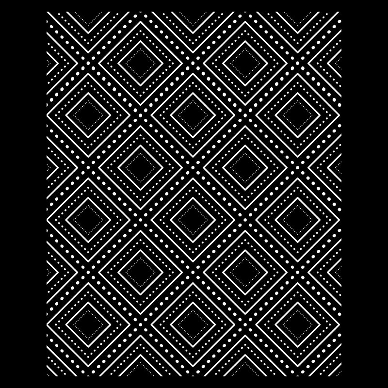 White check pattern - Kook Art