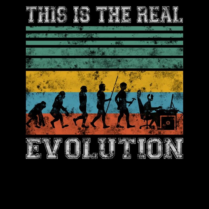 Zocker Gamer Evolution Shirt Geschenk