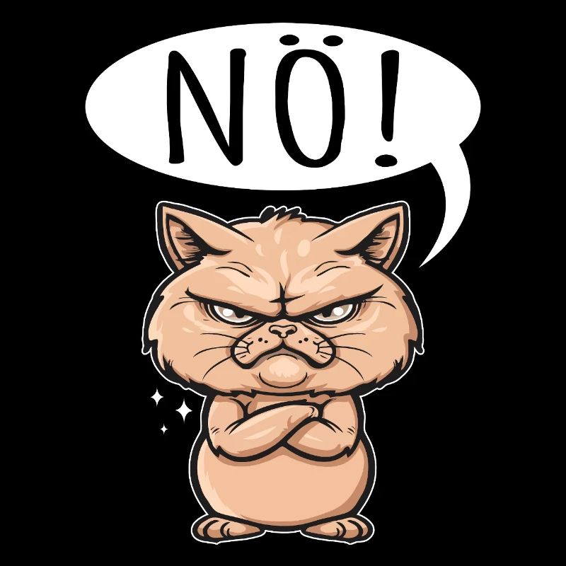 Quelque chose comme non - le chat dit non