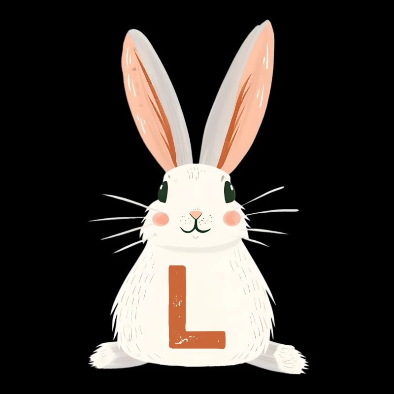 L-Letter - Bunny - Personalizable