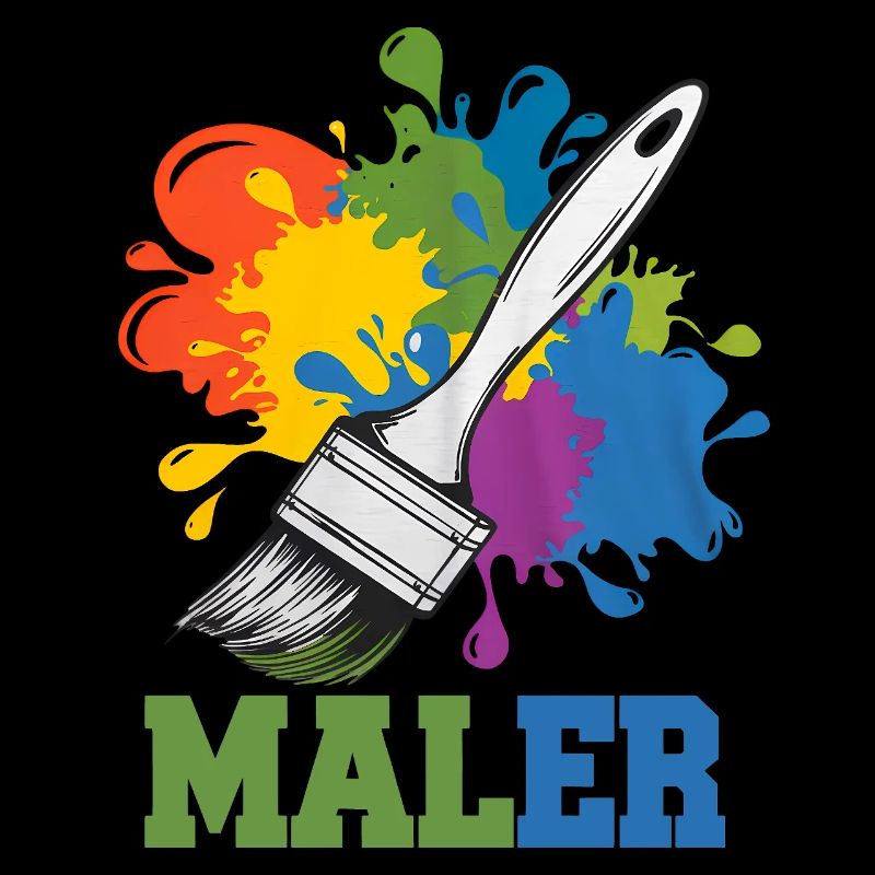 Painter Costume Paint Blobs Brushes Paint Blobs