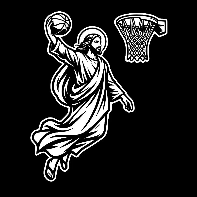 Dunking Jesus - Basket drôle