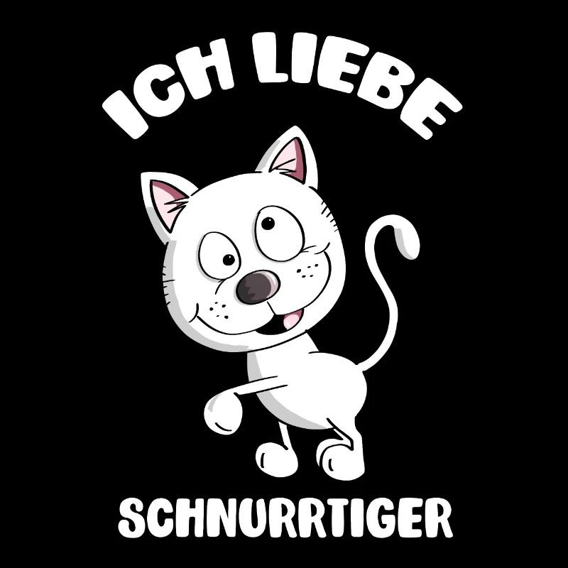 Ich Liebe Schnurrtiger - Katze - Katzen - Tiger