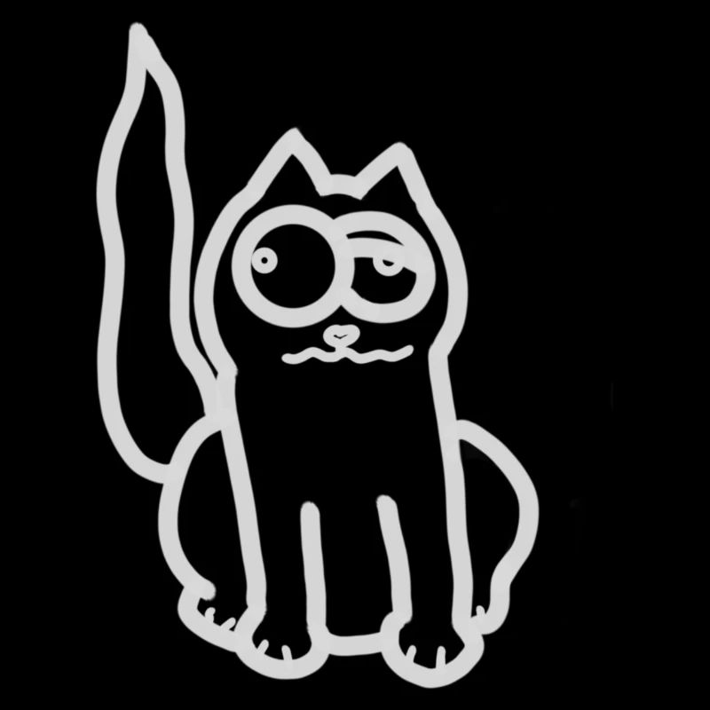 Betrunkene Katze