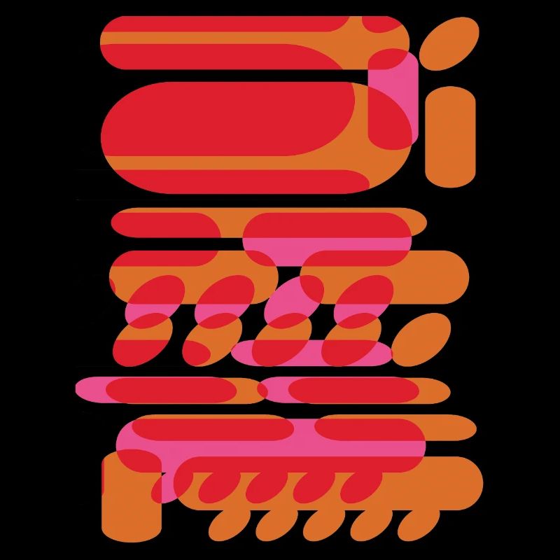 Formes graphiques abstraites dans le design techno