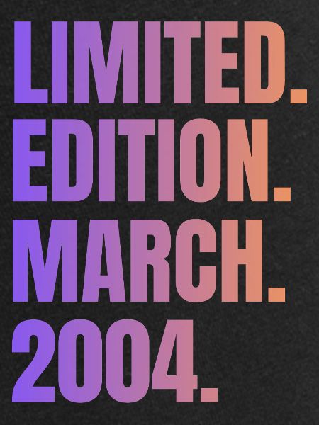 Édition Limitée Mars 2004