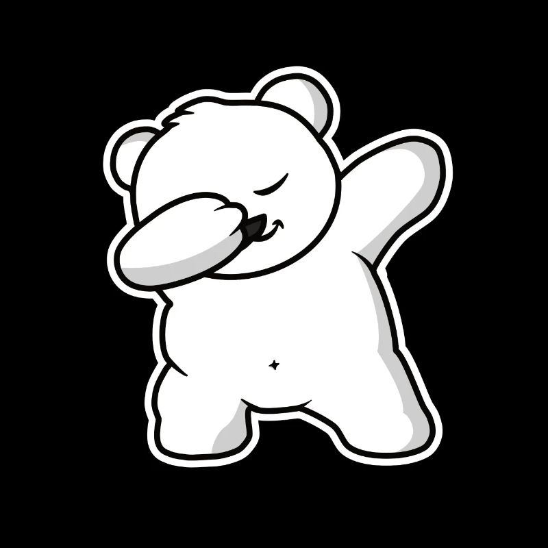 Winter Baer Eisbaer Dab