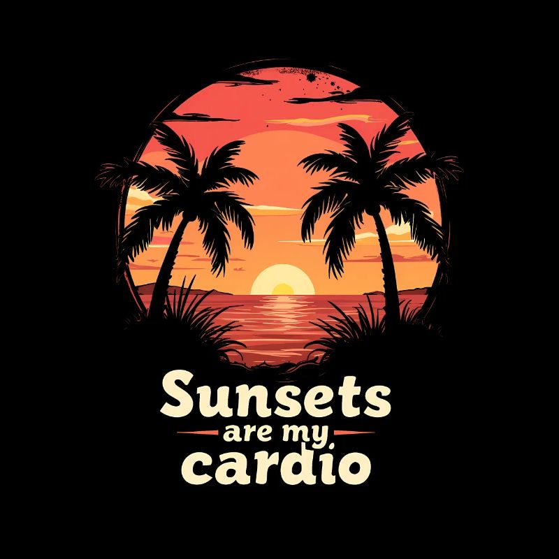 Les couchers de soleil sont mon cardio
