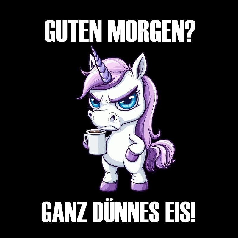 Licorne café matin grouch design
