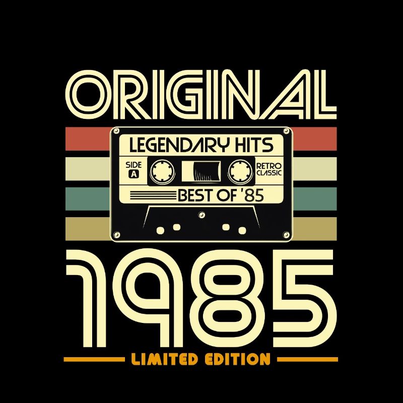 Originale Retro-Kassette von 1985