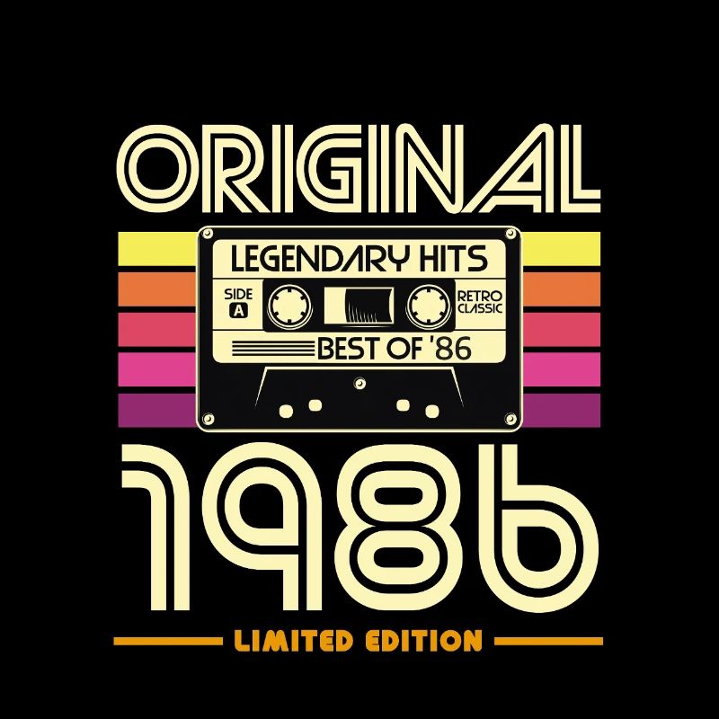 Cassette 1986 Édition Limitée Rétro
