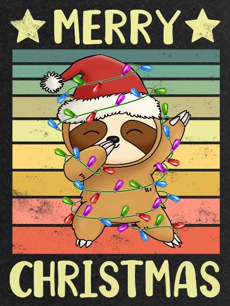Merry Christmas Sloth