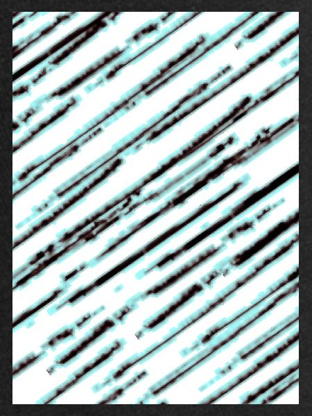 Diagonal turquoise texture