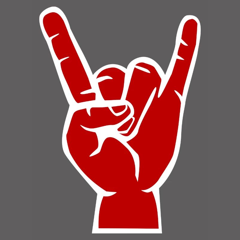 Devil's hand, Devil Rock cool metal symbol