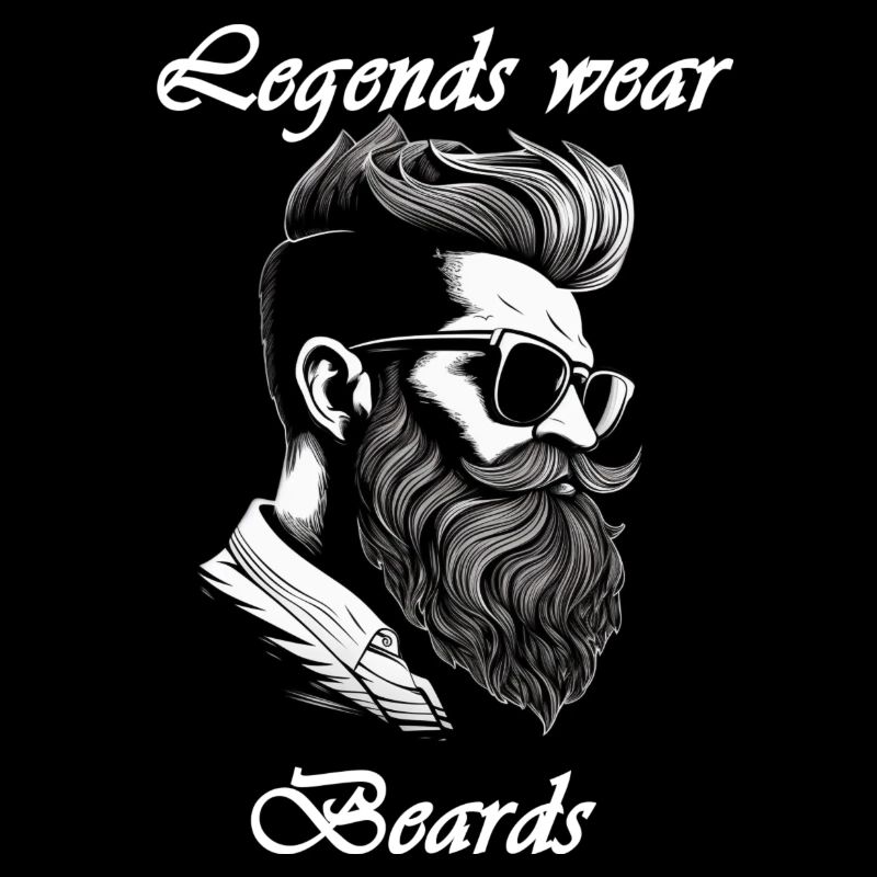 Legends wear beards weiß