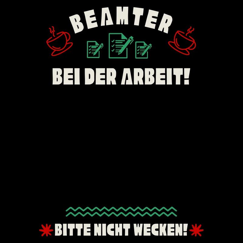 Schlafender Beamter
