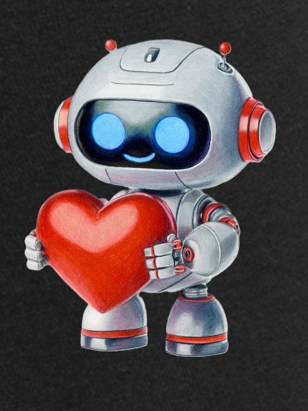 Roboter mit Herz