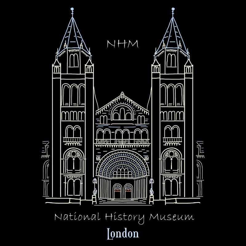London, Natural History Museum NHM, Drawing, UK