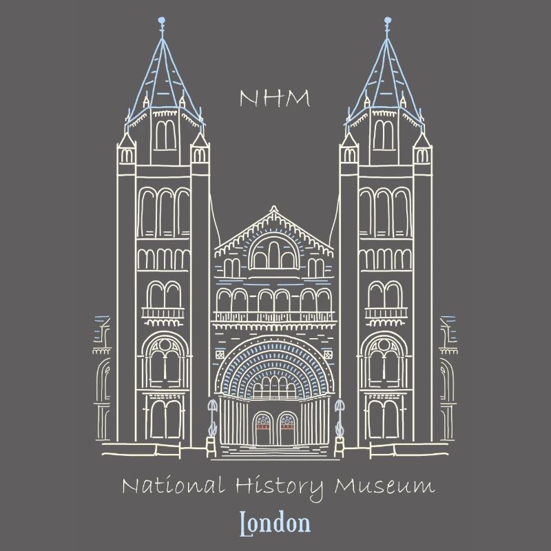 Londres, Musée d’histoire naturelle NHM, Dessin, Royaume-Uni