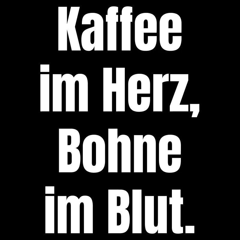 Kaffee im Herzen Blutspruch