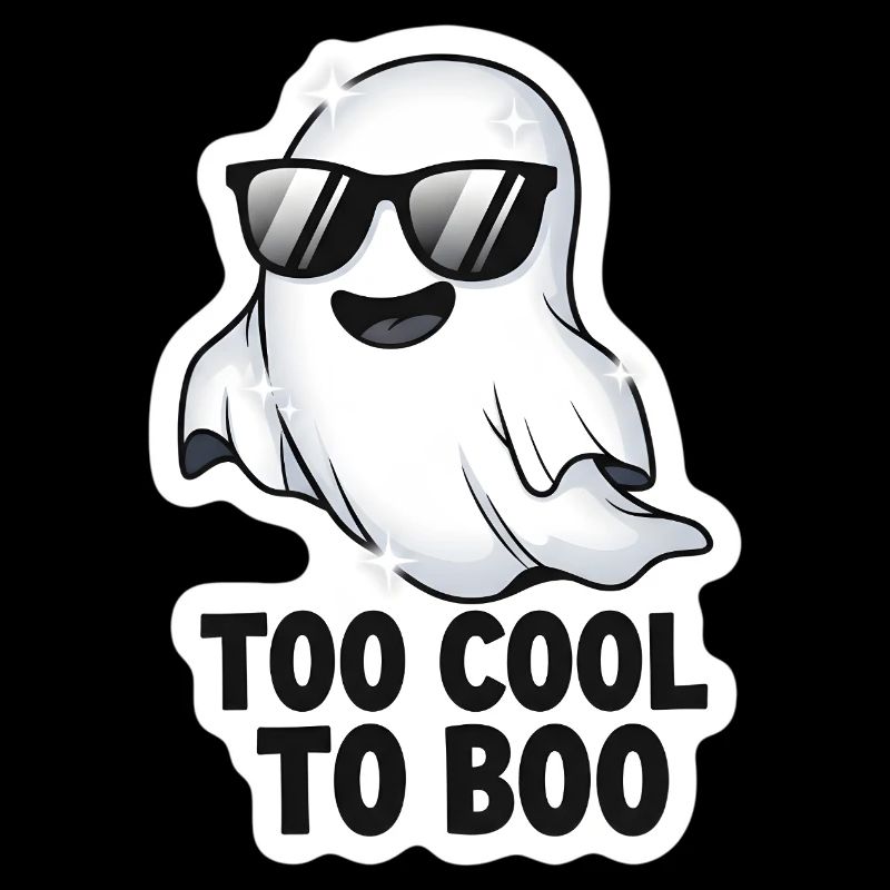 Too Cool To Boo - Cool Ghost