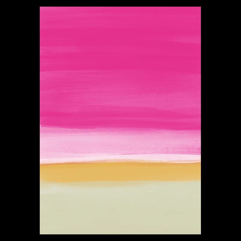 Line study pink yellow