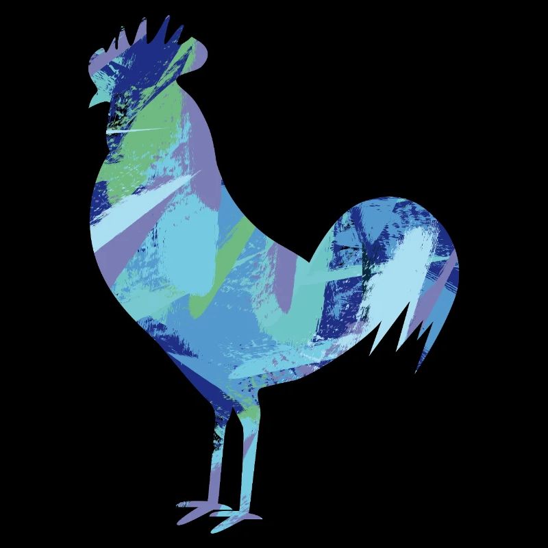 Fans de poulet - Coq - Coq - Poulet fleur - Bio