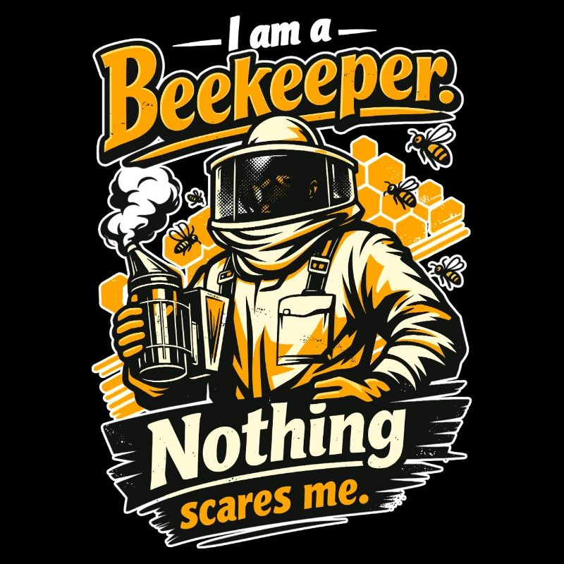 Beekeeper Gift: I am a Beekeeper Nothing scares me