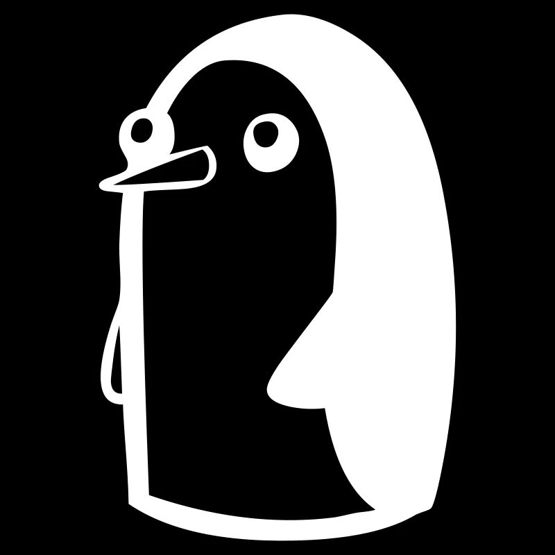 Caricature de pingouin