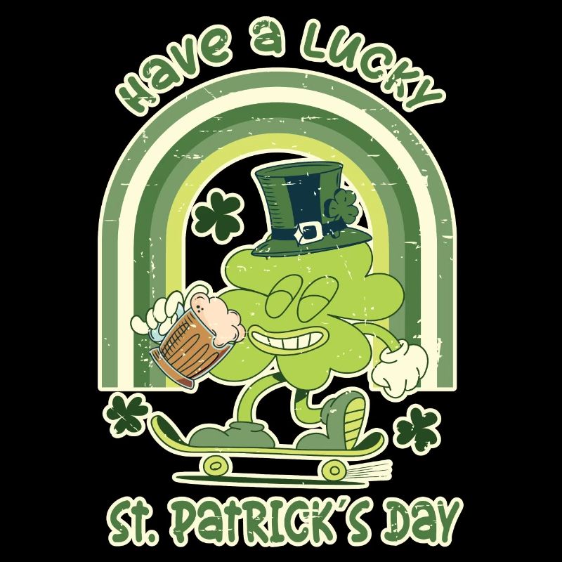 Trèfle patineur de la Saint-Patrick