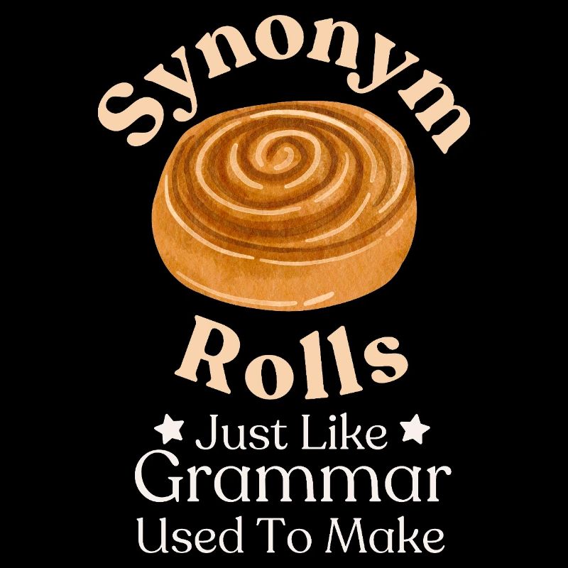 Conception typographique fantaisiste de rouleaux de cannelle