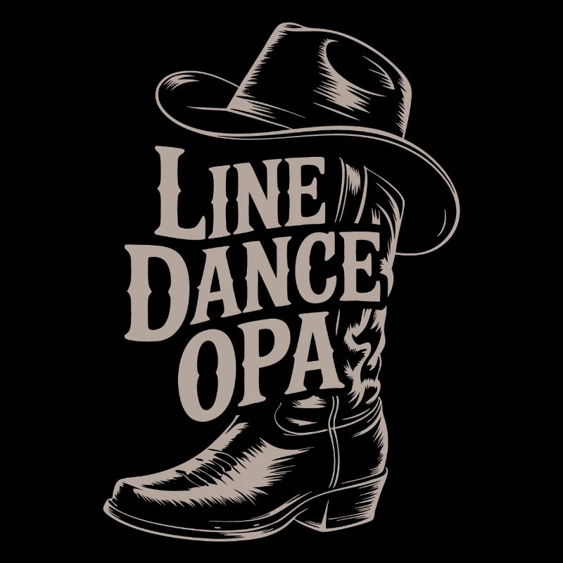 Line Dance Grandpa's Western Boot