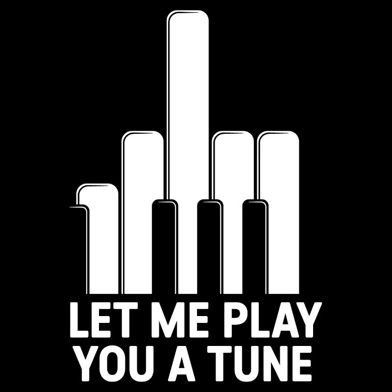 Lass mich dir eine Melodie spielen Klaviertasten