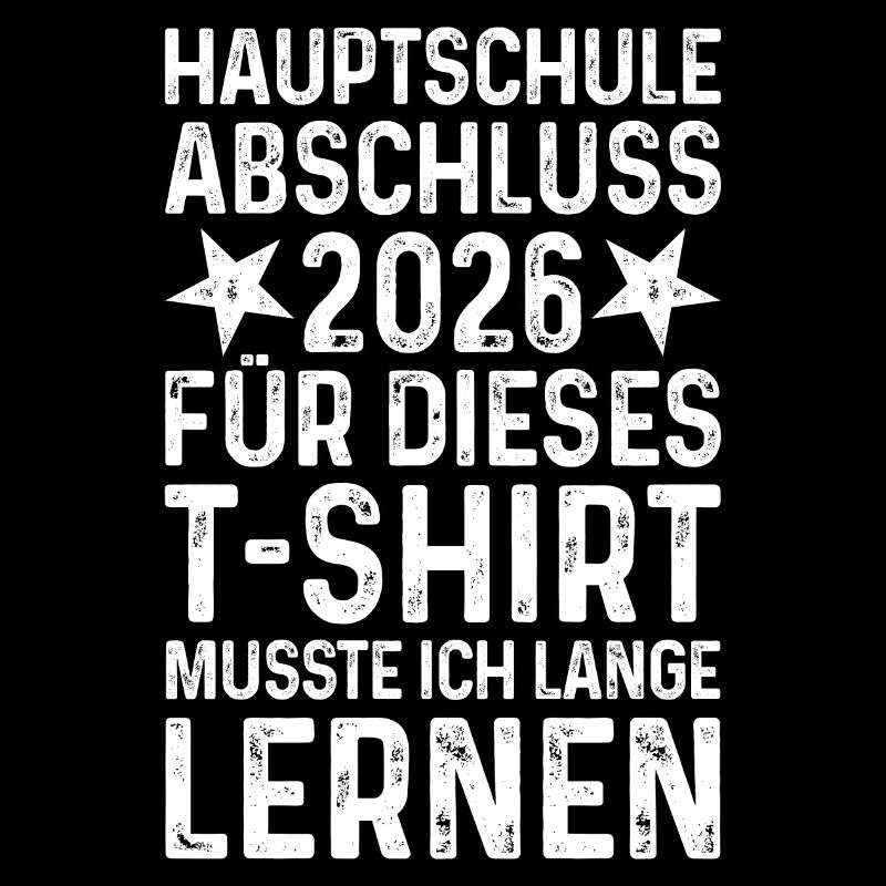 Graduation 2026 Secondary School T-Shirt Long Learning