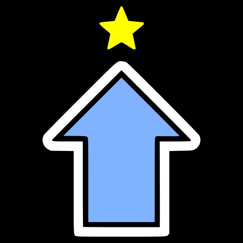 Puissance de Puissance Étoile de Flèche Étoile de Jeu de Niveau