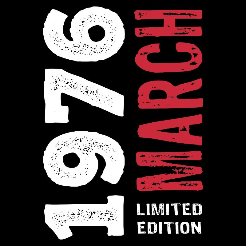 Édition limitée cadeau d’anniversaire de mars 1976